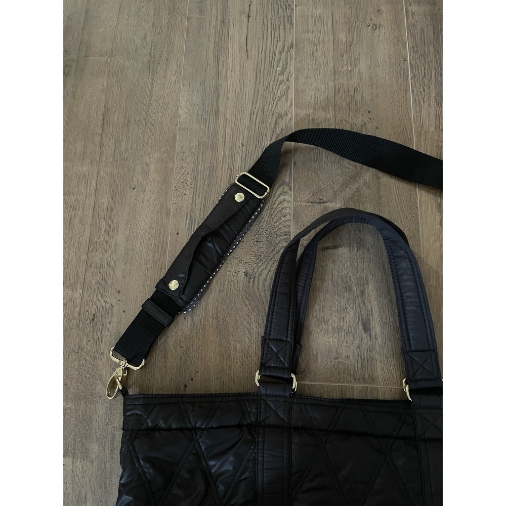 Mammy Roo Diaper Handbag Crossbody Shoulder Bag Black Many Pockets - Picture 8 of 16